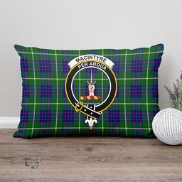 ScotsTee Shop Scottish MacIntyre Hunting Modern Clan Crest Tartan Pillow/ Pillow Cover Tartan Accessories for Home