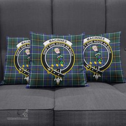 ScotsTee Shop Scottish MacInnes Modern Clan Crest Tartan Pillow/ Pillow Cover Tartan Accessories for Home