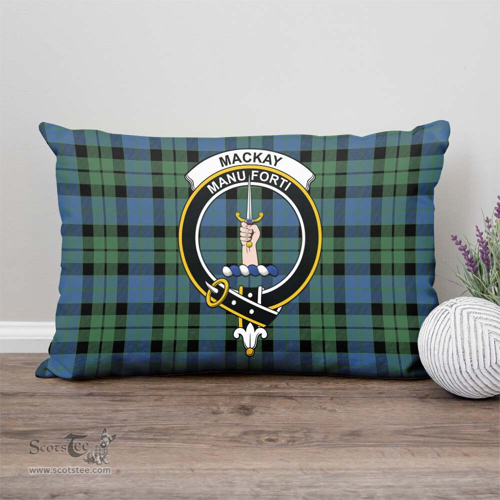 ScotsTee Shop Scottish MacKay Ancient Clan Crest Tartan Pillow/ Pillow Cover Tartan Accessories for Home