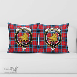 ScotsTee Shop Scottish MacTavish Modern Clan Crest Tartan Pillow/ Pillow Cover Tartan Accessories for Home