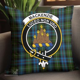 ScotsTee Shop Scottish MacKenzie Clan Crest Tartan Pillow/ Pillow Cover Tartan Accessories for Home