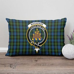 ScotsTee Shop Scottish MacKenzie Clan Crest Tartan Pillow/ Pillow Cover Tartan Accessories for Home