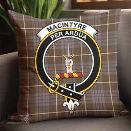 ScotsTee Shop Scottish MacIntyre Hunting Weathered Clan Crest Tartan Pillow/ Pillow Cover Tartan Accessories for Home