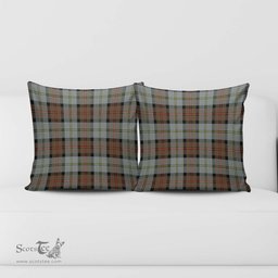ScotsTee Shop Scottish MacLeod of Harris Weathered Clan Tartan Pillow/ Pillow Cover Tartan Accessories for Home