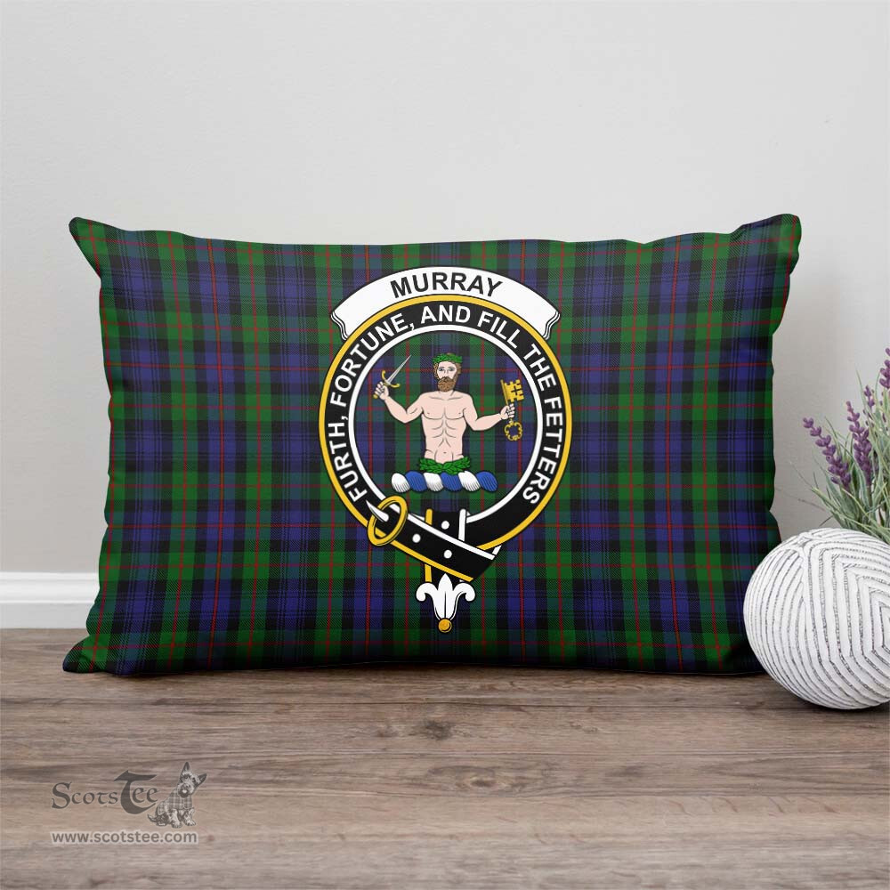 ScotsTee Shop Scottish Murray of Atholl Clan Crest Tartan Pillow/ Pillow Cover Tartan Accessories for Home