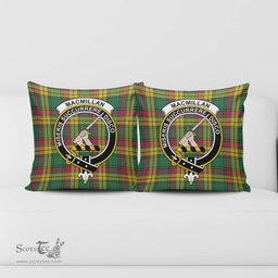 ScotsTee Shop Scottish MacMillan Old Ancient Clan Crest Tartan Pillow/ Pillow Cover Tartan Accessories for Home