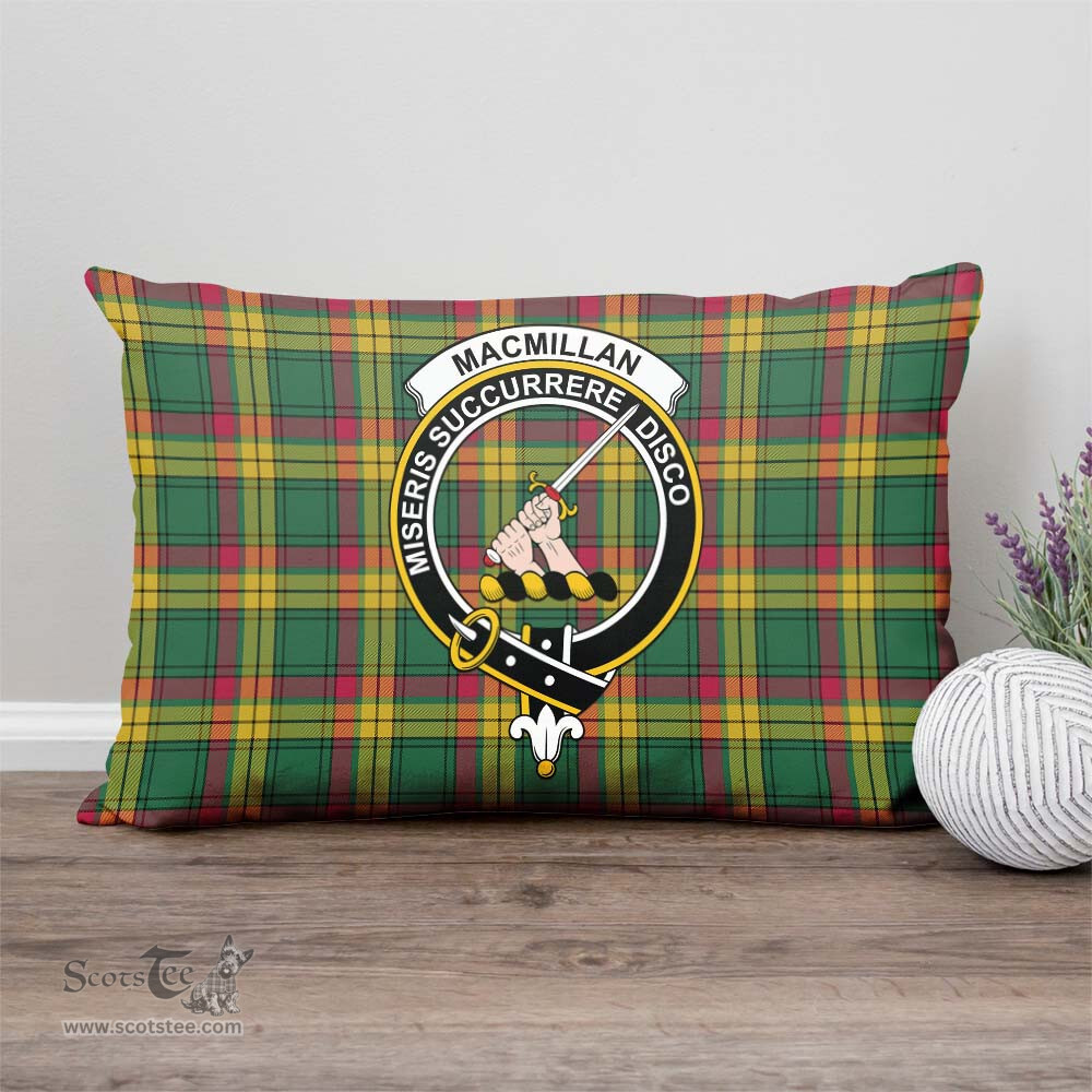 ScotsTee Shop Scottish MacMillan Old Ancient Clan Crest Tartan Pillow/ Pillow Cover Tartan Accessories for Home