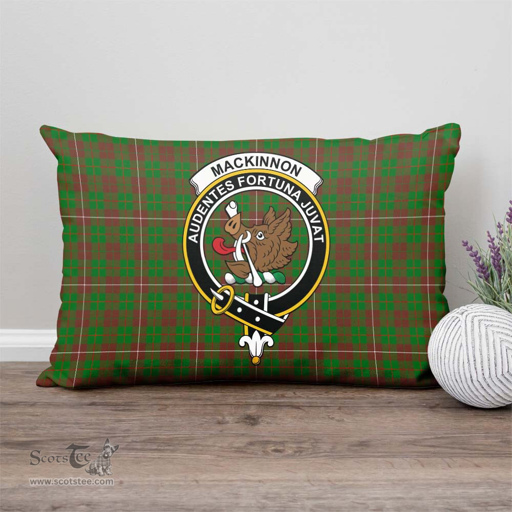 ScotsTee Shop Scottish MacKinnon Hunting Modern Clan Crest Tartan Pillow/ Pillow Cover Tartan Accessories for Home