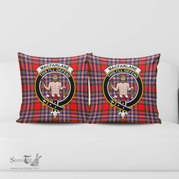 ScotsTee Shop Scottish MacFarlane Modern Clan Crest Tartan Pillow/ Pillow Cover Tartan Accessories for Home
