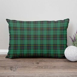 ScotsTee Shop Scottish MacAlpin Ancient Clan Tartan Pillow/ Pillow Cover Tartan Accessories for Home