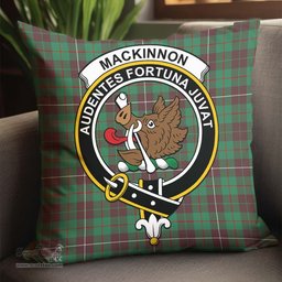 ScotsTee Shop Scottish MacKinnon Hunting Ancient Clan Crest Tartan Pillow/ Pillow Cover Tartan Accessories for Home