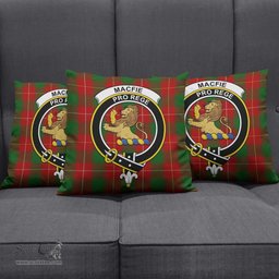 ScotsTee Shop Scottish MacFie Clan Crest Tartan Pillow/ Pillow Cover Tartan Accessories for Home