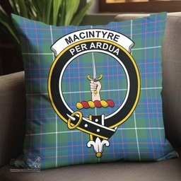 ScotsTee Shop Scottish MacIntyre Hunting Ancient Clan Crest Tartan Pillow/ Pillow Cover Tartan Accessories for Home