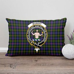 ScotsTee Shop Scottish Murray of Atholl Modern Clan Crest Tartan Pillow/ Pillow Cover Tartan Accessories for Home