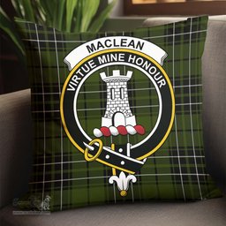 ScotsTee Shop Scottish MacLean Hunting Clan Crest Tartan Pillow/ Pillow Cover Tartan Accessories for Home