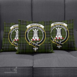 ScotsTee Shop Scottish MacLean Hunting Clan Crest Tartan Pillow/ Pillow Cover Tartan Accessories for Home