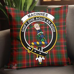 ScotsTee Shop Scottish MacInnes Hastie Clan Crest Tartan Pillow/ Pillow Cover Tartan Accessories for Home