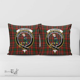 ScotsTee Shop Scottish MacInnes Hastie Clan Crest Tartan Pillow/ Pillow Cover Tartan Accessories for Home