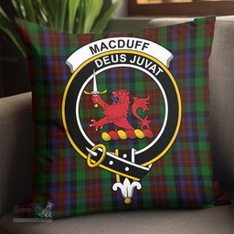 ScotsTee Shop Scottish MacDuff Hunting Clan Crest Tartan Pillow/ Pillow Cover Tartan Accessories for Home