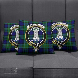 ScotsTee Shop Scottish MacCallum Modern Clan Crest Tartan Pillow/ Pillow Cover Tartan Accessories for Home