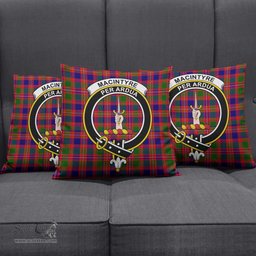 ScotsTee Shop Scottish MacIntyre Modern Clan Crest Tartan Pillow/ Pillow Cover Tartan Accessories for Home