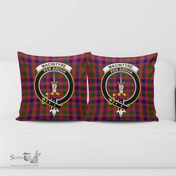 ScotsTee Shop Scottish MacIntyre Modern Clan Crest Tartan Pillow/ Pillow Cover Tartan Accessories for Home