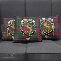 ScotsTee Shop Scottish MacIntosh Hunting Modern Clan Crest Tartan Pillow/ Pillow Cover Tartan Accessories for Home