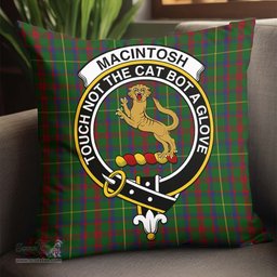 ScotsTee Shop Scottish MacIntosh Hunting Clan Crest Tartan Pillow/ Pillow Cover Tartan Accessories for Home