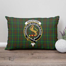 ScotsTee Shop Scottish MacIntosh Hunting Clan Crest Tartan Pillow/ Pillow Cover Tartan Accessories for Home