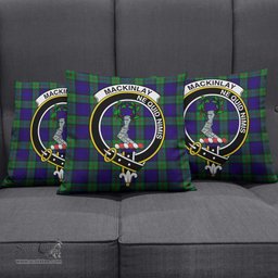 ScotsTee Shop Scottish MacKinlay Modern Clan Crest Tartan Pillow/ Pillow Cover Tartan Accessories for Home