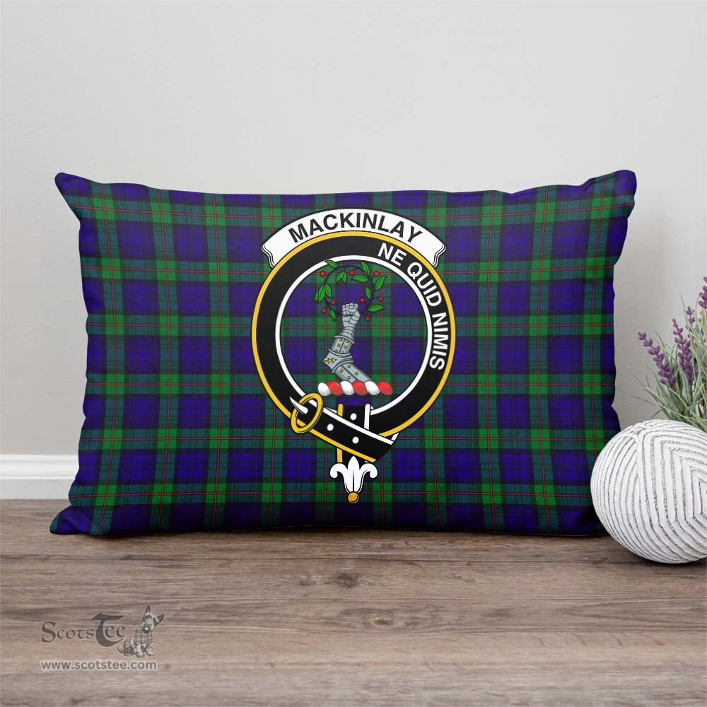 ScotsTee Shop Scottish MacKinlay Modern Clan Crest Tartan Pillow/ Pillow Cover Tartan Accessories for Home