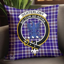 ScotsTee Shop Scottish Ochterlony Clan Crest Tartan Pillow/ Pillow Cover Tartan Accessories for Home