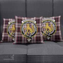 ScotsTee Shop Scottish MacPherson Clan Crest Tartan Pillow/ Pillow Cover Tartan Accessories for Home