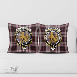 ScotsTee Shop Scottish MacPherson Clan Crest Tartan Pillow/ Pillow Cover Tartan Accessories for Home