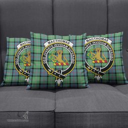 ScotsTee Shop Scottish MacThomas Ancient Clan Crest Tartan Pillow/ Pillow Cover Tartan Accessories for Home