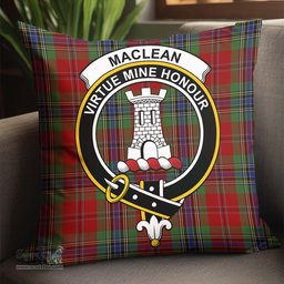 ScotsTee Shop Scottish MacLean of Duart Clan Crest Tartan Pillow/ Pillow Cover Tartan Accessories for Home