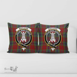 ScotsTee Shop Scottish MacLean of Duart Clan Crest Tartan Pillow/ Pillow Cover Tartan Accessories for Home