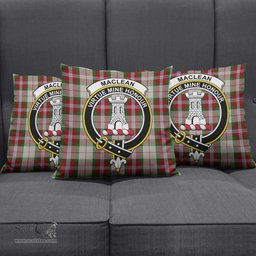 ScotsTee Shop Scottish MacLean Dress Clan Crest Tartan Pillow/ Pillow Cover Tartan Accessories for Home