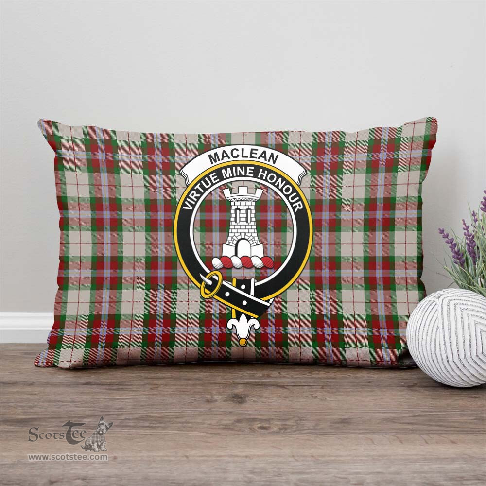 ScotsTee Shop Scottish MacLean Dress Clan Crest Tartan Pillow/ Pillow Cover Tartan Accessories for Home