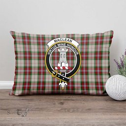 ScotsTee Shop Scottish MacLean Dress Clan Crest Tartan Pillow/ Pillow Cover Tartan Accessories for Home