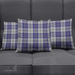 ScotsTee Shop Scottish MacPherson Dress Blue Clan Tartan Pillow/ Pillow Cover Tartan Accessories for Home