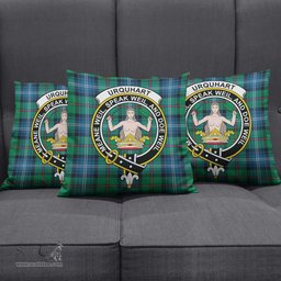 ScotsTee Shop Scottish Urquhart Ancient Clan Crest Tartan Pillow/ Pillow Cover Tartan Accessories for Home