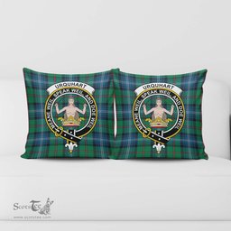 ScotsTee Shop Scottish Urquhart Ancient Clan Crest Tartan Pillow/ Pillow Cover Tartan Accessories for Home