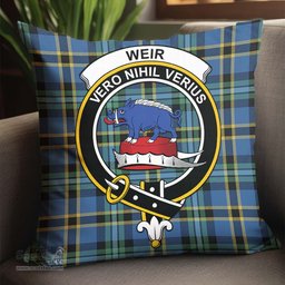 ScotsTee Shop Scottish Weir Ancient Clan Crest Tartan Pillow/ Pillow Cover Tartan Accessories for Home