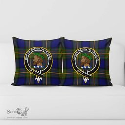 ScotsTee Shop Scottish Moore Clan Crest Tartan Pillow/ Pillow Cover Tartan Accessories for Home