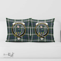 ScotsTee Shop Scottish MacInnes Dress Clan Crest Tartan Pillow/ Pillow Cover Tartan Accessories for Home