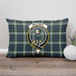 ScotsTee Shop Scottish MacInnes Dress Clan Crest Tartan Pillow/ Pillow Cover Tartan Accessories for Home