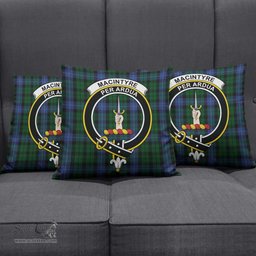 ScotsTee Shop Scottish MacIntyre Clan Crest Tartan Pillow/ Pillow Cover Tartan Accessories for Home
