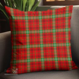 ScotsTee Shop Scottish Morrison Red Modern Clan Tartan Pillow/ Pillow Cover Tartan Accessories for Home