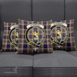 ScotsTee Shop Scottish Stewart Navy Clan Crest Tartan Pillow/ Pillow Cover Tartan Accessories for Home
